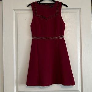 Express red dress